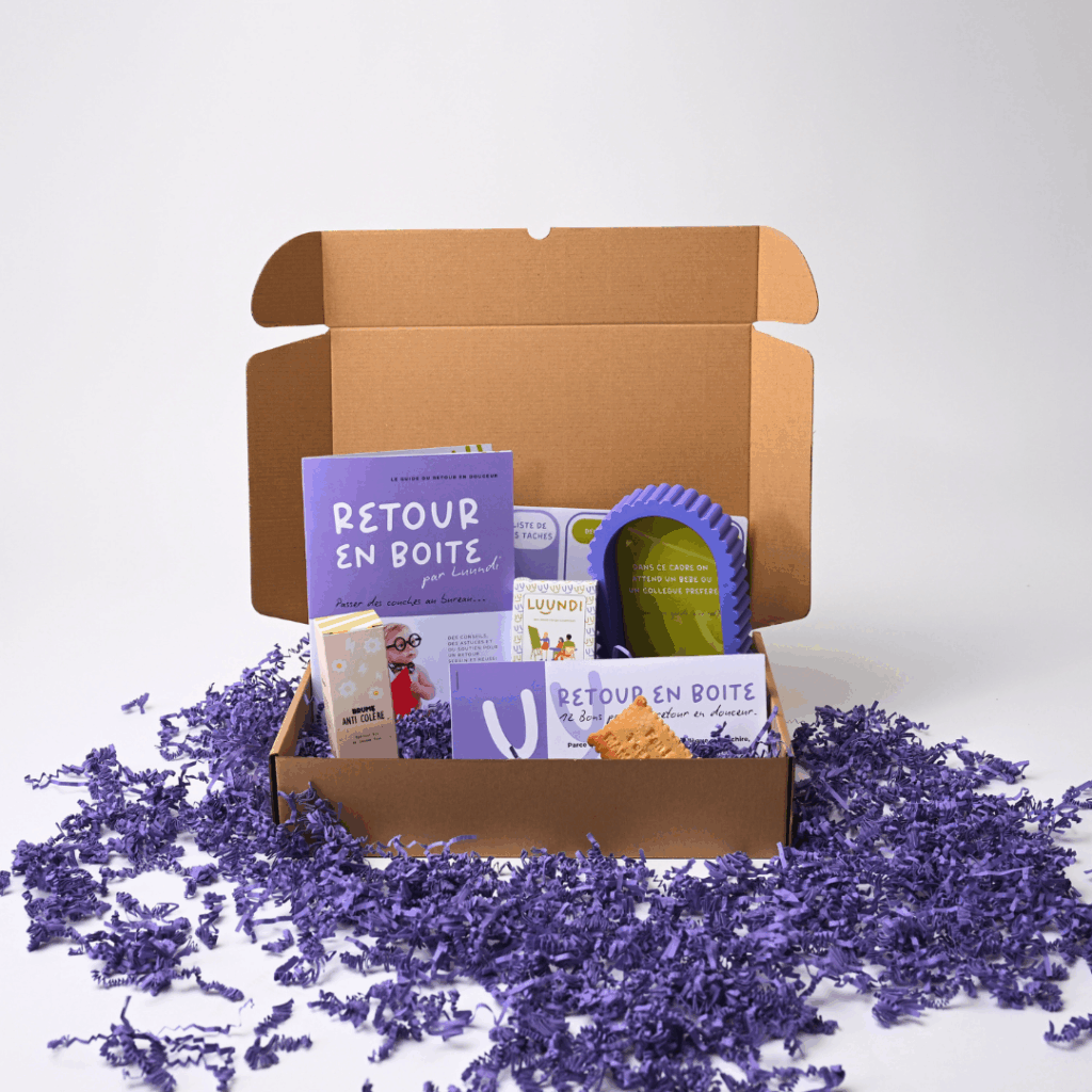 Luundi box "Retour en boîte" ouverte