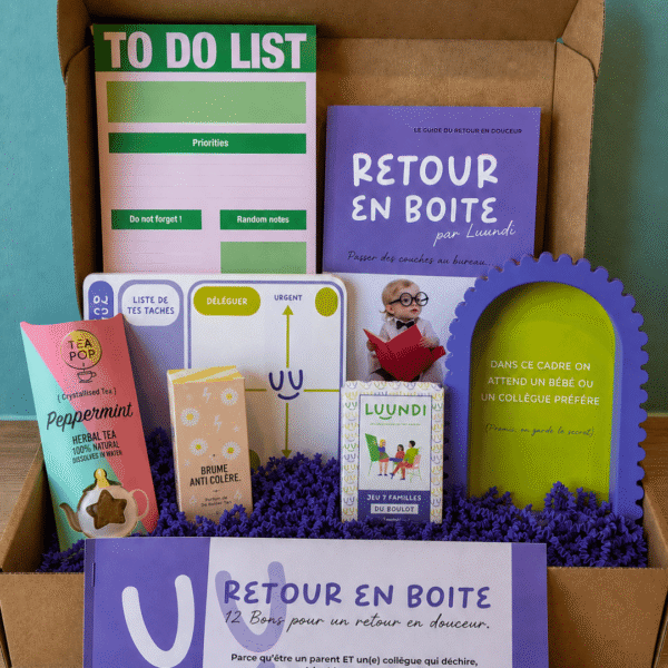 Box « Retour en boîte » – Retour de congé maternité, paternité ou parental